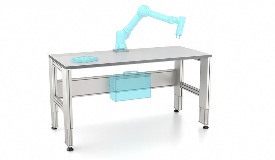 Základní pracovní stůl pro kolektivní spolupráci